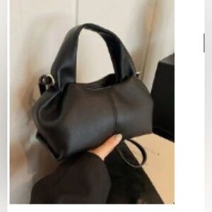 NEW! *BLACK* UNBRANDED Cloud Moon Baguette Bag